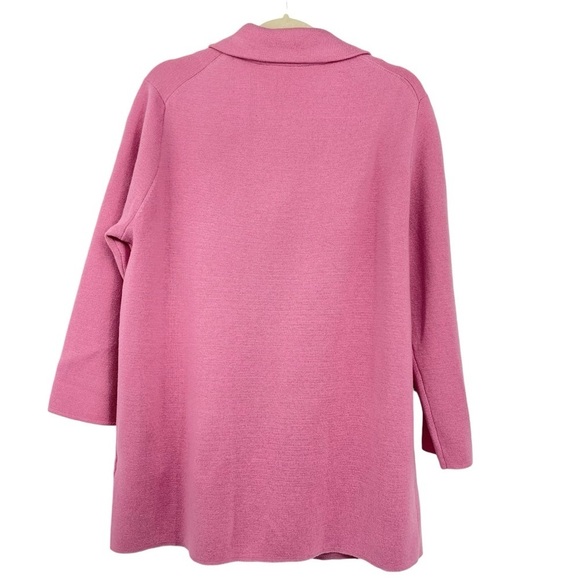 J. Crew Womens size Large Sophie Open Sweater Cardigan Bohemian Rose pink NWT - Picture 5 of 10